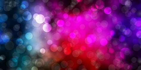 Dark Multicolor vector background with circles. 1876373 Vector Art at