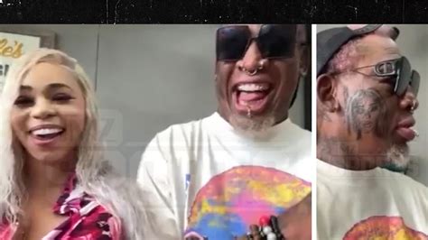 Dennis Rodman S GF Says She Was Against Face Tattoo Idea He S Crazy