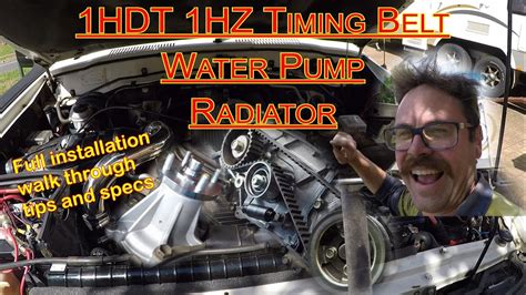 1HDT 1HZ TIMING BELT Water Pump Radiator INSTALL 80 Series