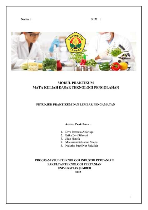 Modul Praktikum Dtp 2023 Fix I Nama Nim Modul Praktikum Mata