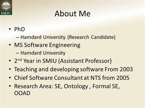 Discrete Mathematics Lecture 1 Abdul Hafeez About Me Phd Hamdard