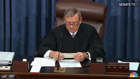 Roberts Refuses To Read Sen Pauls Question During Senate Impeachment