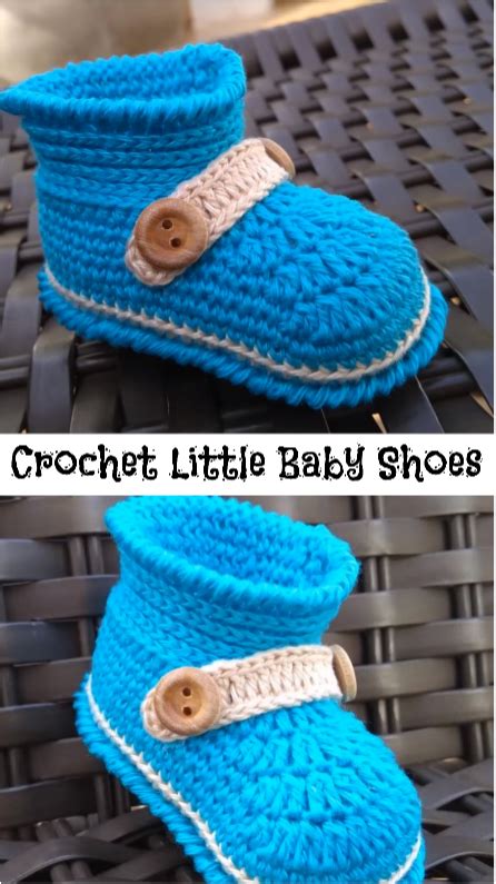 Crochet Little Baby Shoes - Crochet Ideas