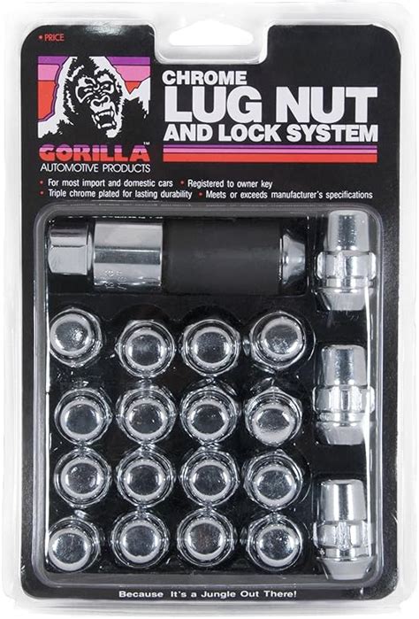 Amazon Gorilla Automotive Acorn Bulge Chrome Lug Nut And