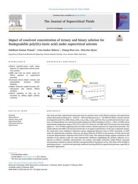 Pdf Impact Of Cosolvent Concentration Of Ternary And Binary Solution