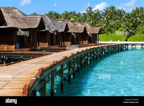 Maldives, water villas Stock Photo - Alamy