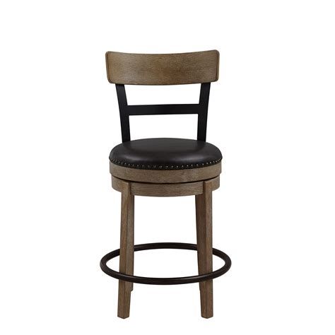 Ball Cast Swivel Counter Height Barstool Inch Seat Height Light