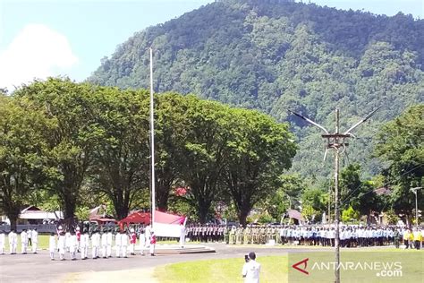 Upacara Bendera Peringatan Detik Proklamasi Di Kepulauan Sangihe