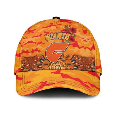 AFL Greater Western Sydney Giants Indigenous Orange Classic Cap