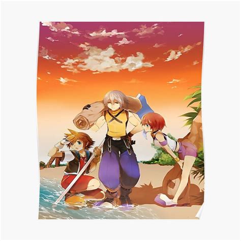 Kingdom Hearts Team Sora Art Poster For Sale By Romepleione Redbubble