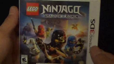 Lego Ninjago Shadow Of Ronin Nintendo 3DS Unboxing YouTube