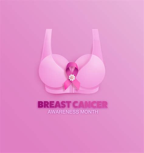 Premium Vector Breast Cancer Awareness Month