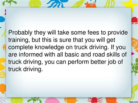 Ppt Thing You Need To Know For Becoming A Good Truck Driver Powerpoint Presentation Id4804420