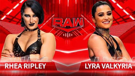 Wwe K Rhea Ripley Vs Lyra Valkyria Wwe Raw Youtube