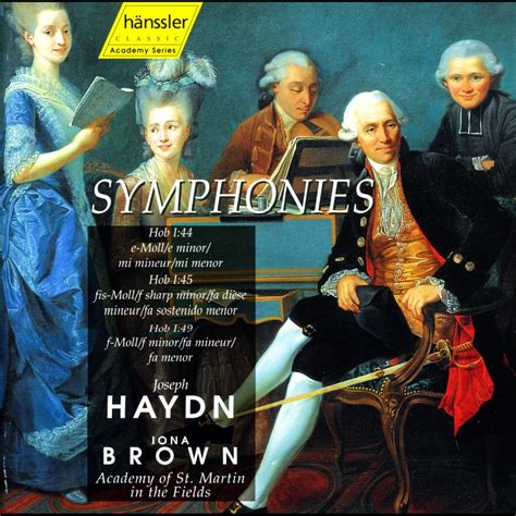 Haydn Symphonies Nos 44 45 49》 艾奥娜・布朗 And 圣马丁室内乐团的专辑 Apple Music