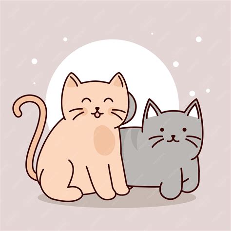 Desenho De Gatinhos Fofinhos