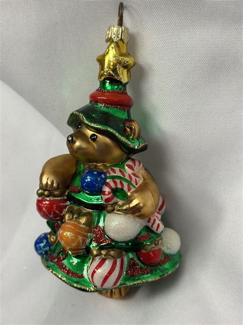 CHRISTOPHER RADKO CHRISTMAS MUFFY BEAR ORNAMENT VANDERBEAR BEARY TREE