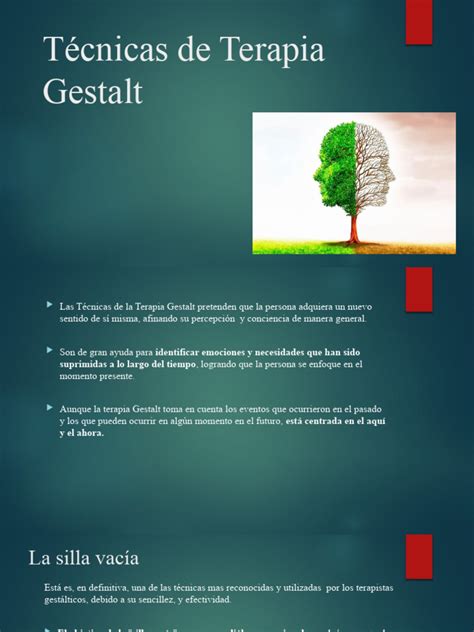 Técnicas De Terapia Gestalt Pdf Terapia Gestalt Las Emociones