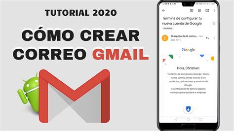 Como Crear Un Correo Electronico De Gmail 2020 Paso A Paso Youtube