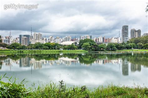 The Lake In Parque Do Ibirapuera Sao Paulo Brazil One Of The Largest