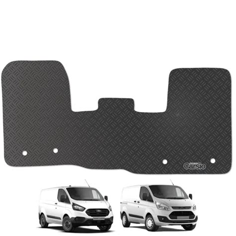 CARSIO TAILORED RUBBER Van Cab Floor Mats For Ford Transit Custom