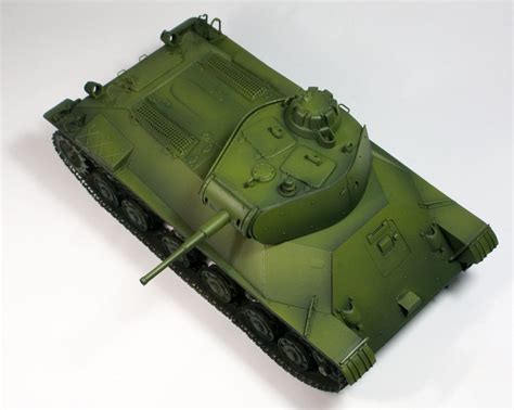 Aussie Modeller Jurgen: T-50 Light Tank with Applique Armour - WIP