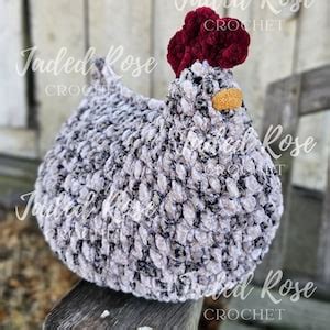 Crochet Pattern Plush Country Chicken Etsy