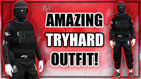 GTA5 I NEW Create A FULL BLACK Tryhard Modded Outfit USING GLITCHES