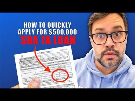 How To Quickly Apply For 500 000 SBA 7A Loan YouTube