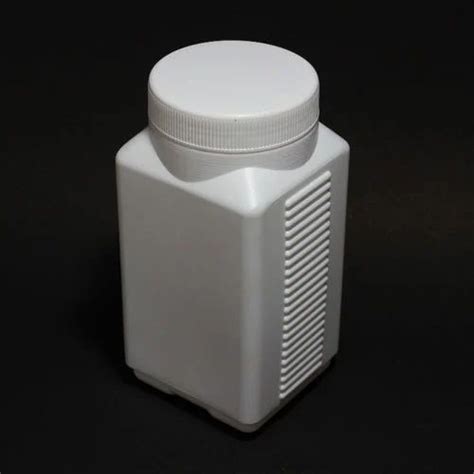 High Density Polyethylene HDPE Plastic Square Tablet Container For