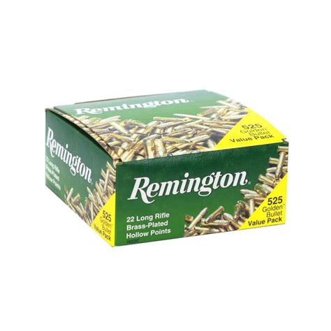 Remington Golden Bullet 22 Lr Ammo 36 Grain Plated Lhp 525 Rounds