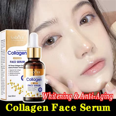 Collagen Anti Aging Serum 30ml Anti Wrinkle Face Essence Skin Whitening Lotion Lifting And