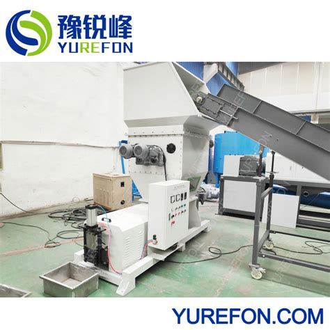 Shredding And Hot Melting Styrofoam Eps Recycling Machine Hot Melt Eps