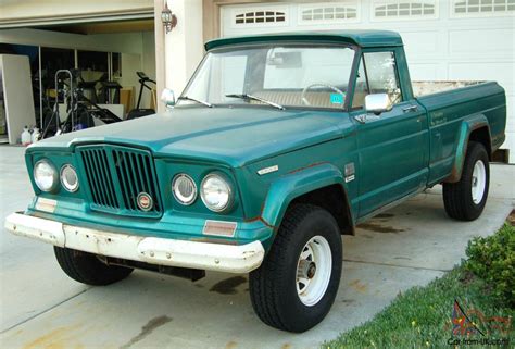 1967 Jeep Gladiator Sprucetip Green Straight 6 Great Condition For