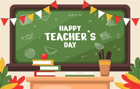 Happy Teachers Day Background 3549862 Vector Art at Vecteezy