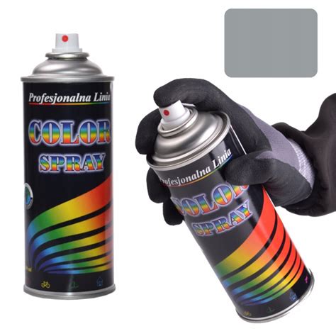 Color Spray Lakier Farba Ral Podk Ad Szary Cena