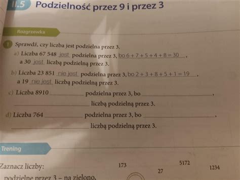 Sprawd Czy Liczba Jest Podzielna Przez Trzy Brainly Pl