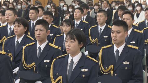 「地域の人に寄り添った警察官に」愛媛県警察学校で初任科生の入校式（2024年4月5日掲載）｜日テレnews Nnn