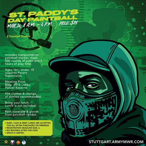 Stuttgart - 🍀 Get Ready for an Epic St. Patrick's Day Paintball