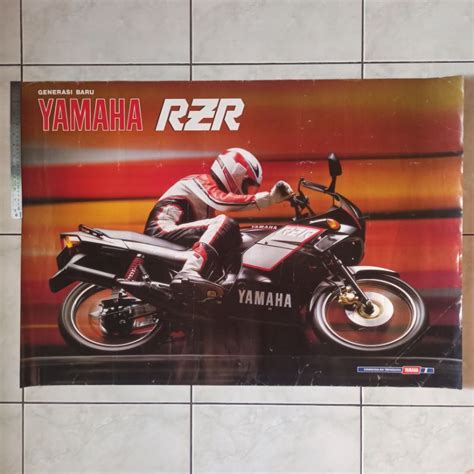 Jual Poster Brosur Katalog Iklan Jumbo Jadul Lawas Ex Dealer Yamaha Rzr