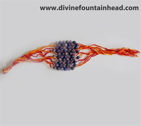 Lapiz-Amethyst Thread Bracelet (Rakhi) for Students – Divine Fountainhead