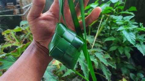 Cara Membuat Ketupat Dari Daun Pandan Youtube