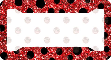 Red And White Polka Dot Border Clip Art