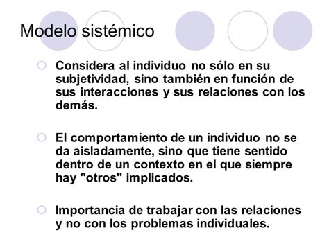 El modelo sistémico en la Terapia Familiar ppt descargar