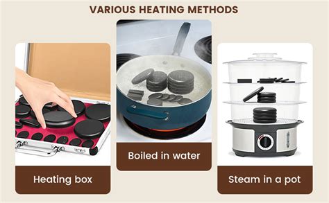 Amazon Hprampi 18Pcs Hot Stone Massage Set Hot Rocks Massage