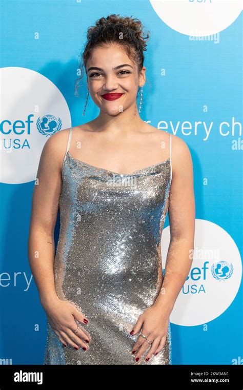 Laurie Hernandez Attends The 2022 Unicef Gala At The Glasshouse In New