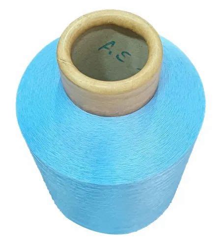 Dyed Plain Sky Blue Cotton Yarn For Textile Industry Count 30 At Rs