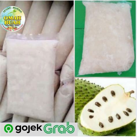 Jual Sirsak Frozen Beku Non Biji Fresh Kg Shopee Indonesia