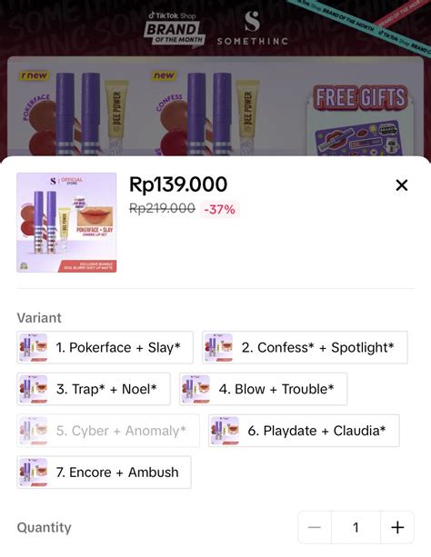 Somethinc Official On Twitter Harga Diskonnya Di Tiktok Live Sampe