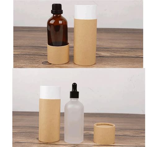 Kraft Paper Round Paper Tube Eco Friendly Cardboard Cosmetics Container